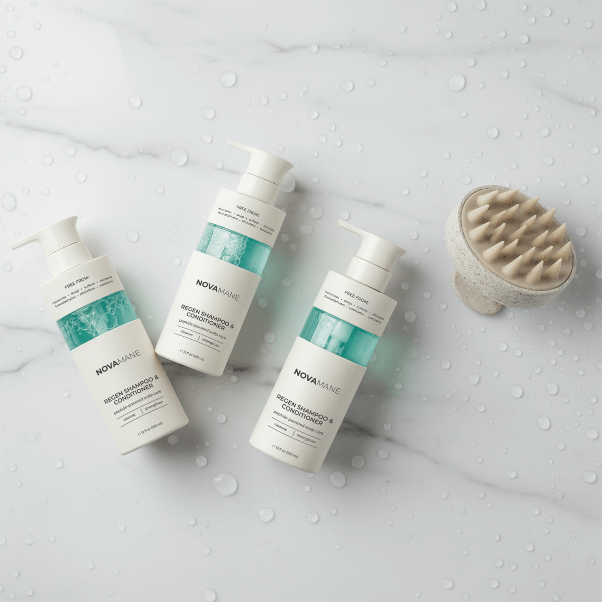 Regen 2 - in - 1 Shampoo & Conditioner Men_Get 3 Get Free Scalp Massager