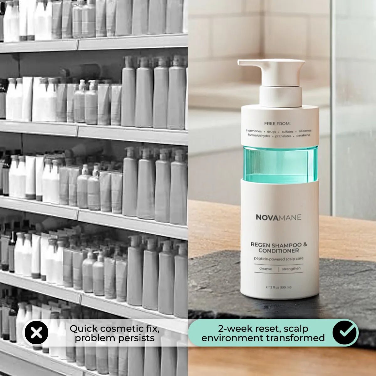 Regen 2 - in - 1 Shampoo & Conditioner (Men) - NovaMane