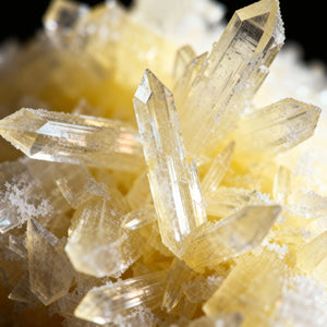 Close-up of Piroctone in clear crystal form