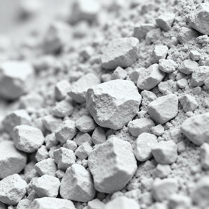 Close-up of Polyquaternium-51 in powder form
