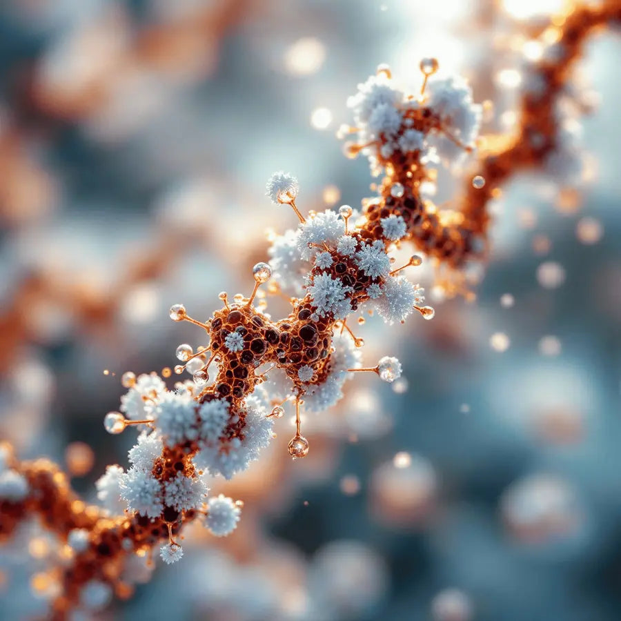 Biotinoyl tripeptide molecule illustration
