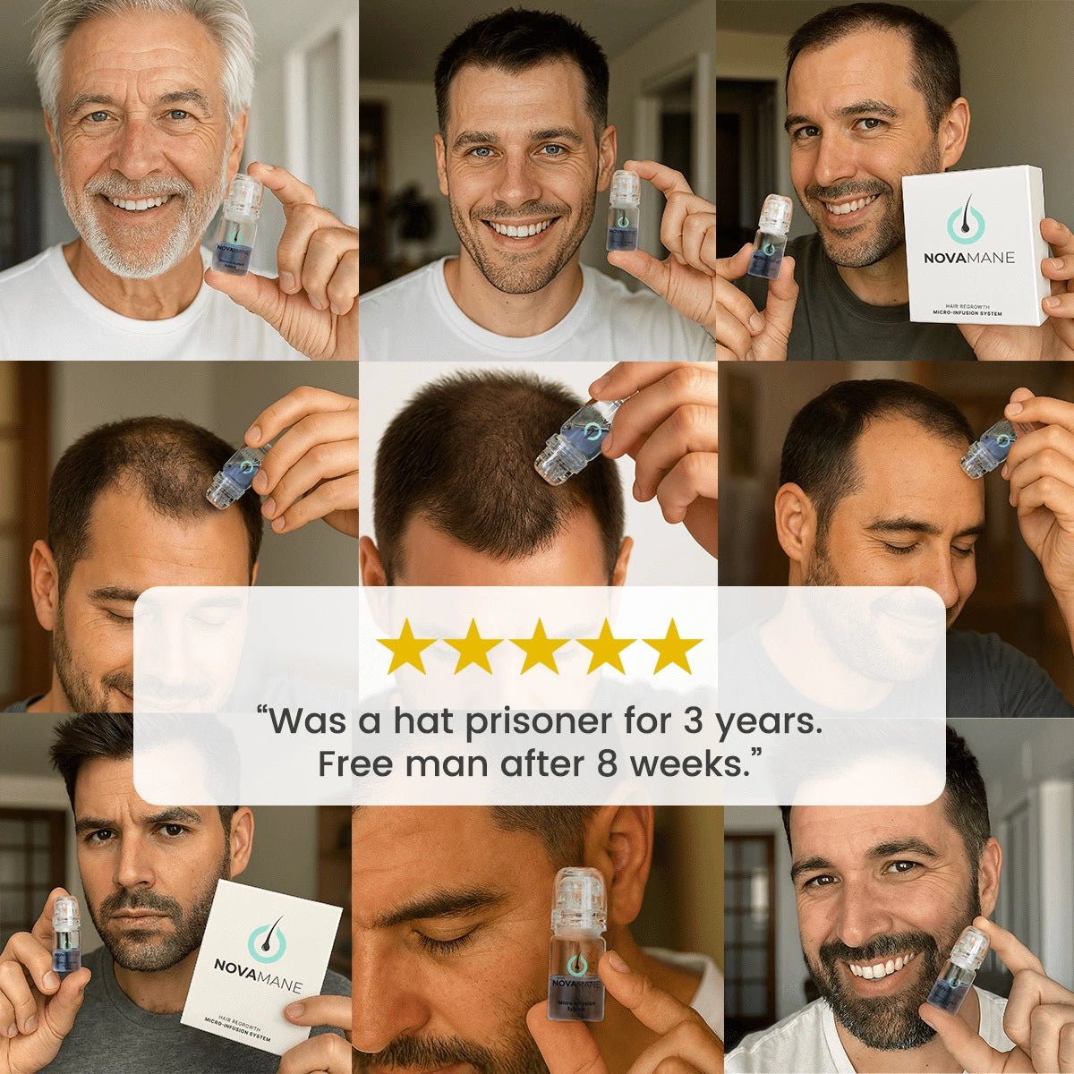 Novamane NovaMane | Men Hair Regrowth Micro-Infusion System