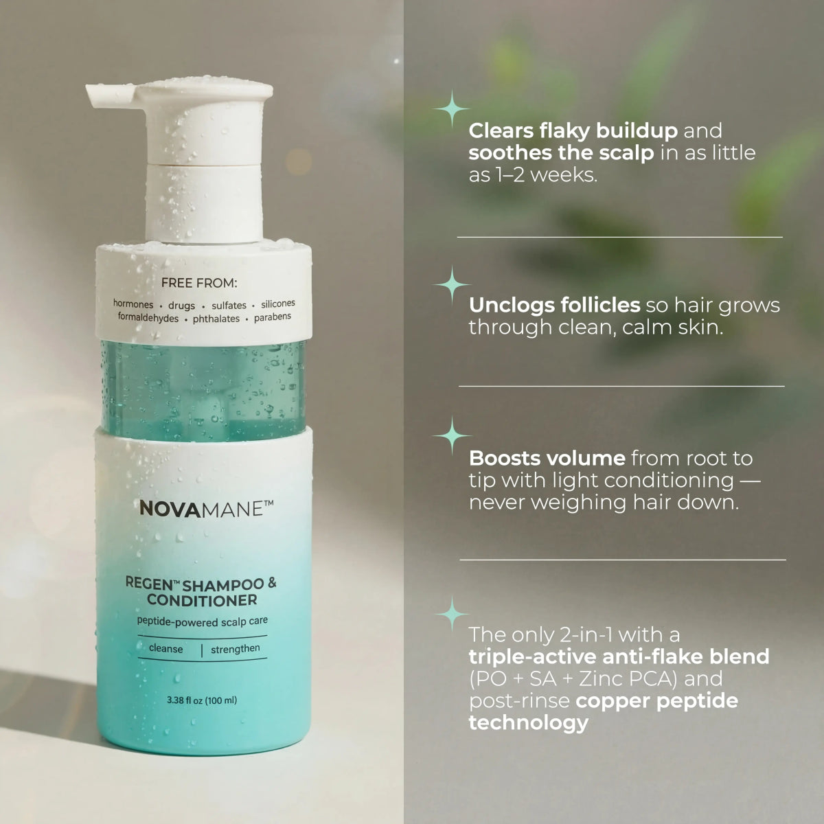 Regen 2 - in - 1 Shampoo & Conditioner (Men) - NovaMane