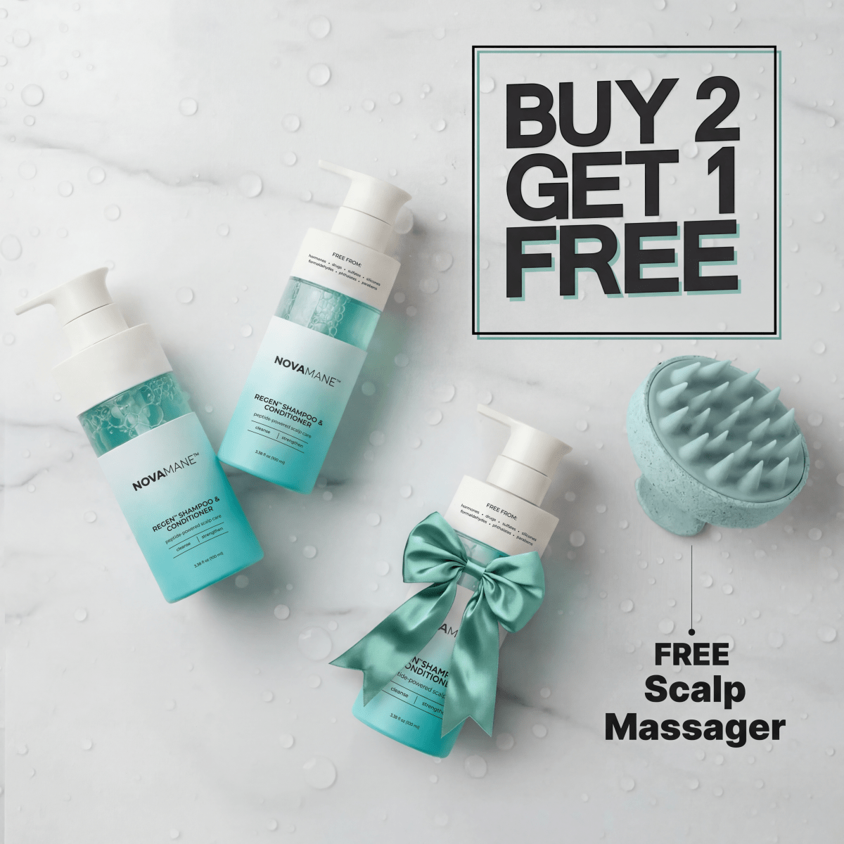 Regen 2 - in - 1 Shampoo & Conditioner (Men) - NovaMane